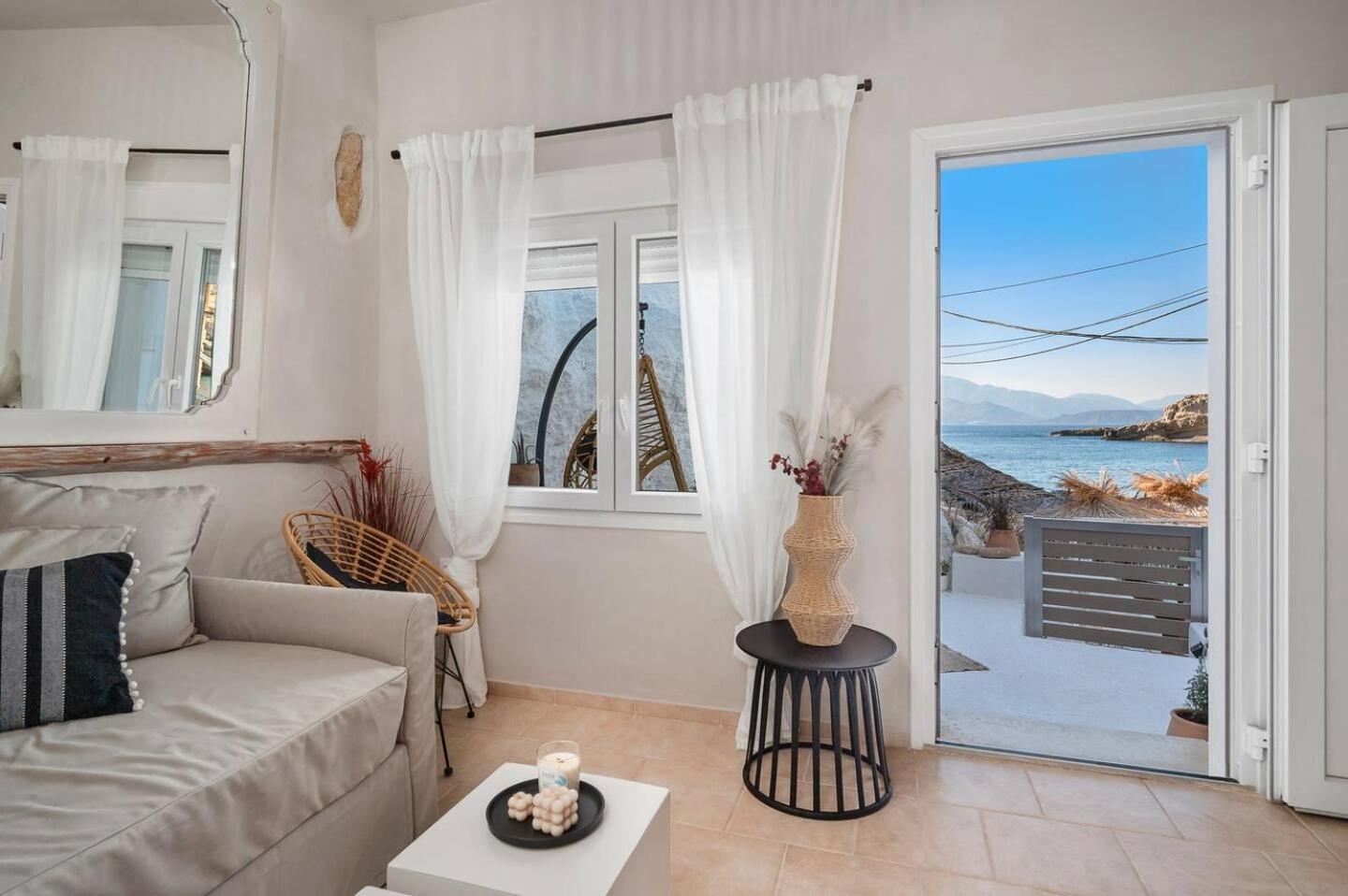 Casa Grotta With Sea & Cave View Hotel Matala Exterior foto