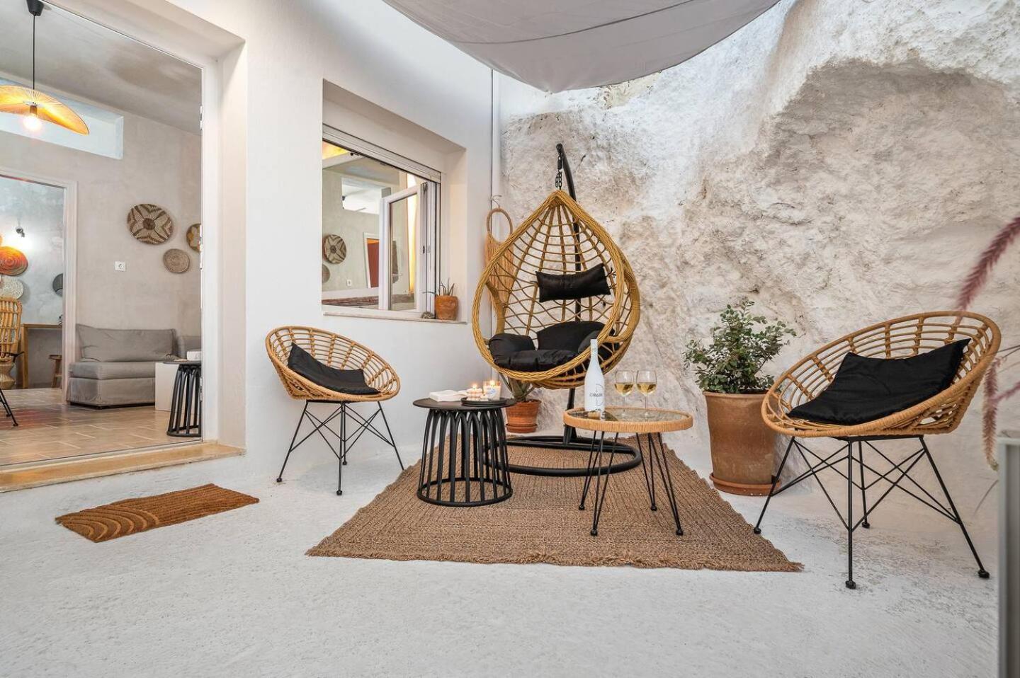Casa Grotta With Sea & Cave View Hotel Matala Exterior foto