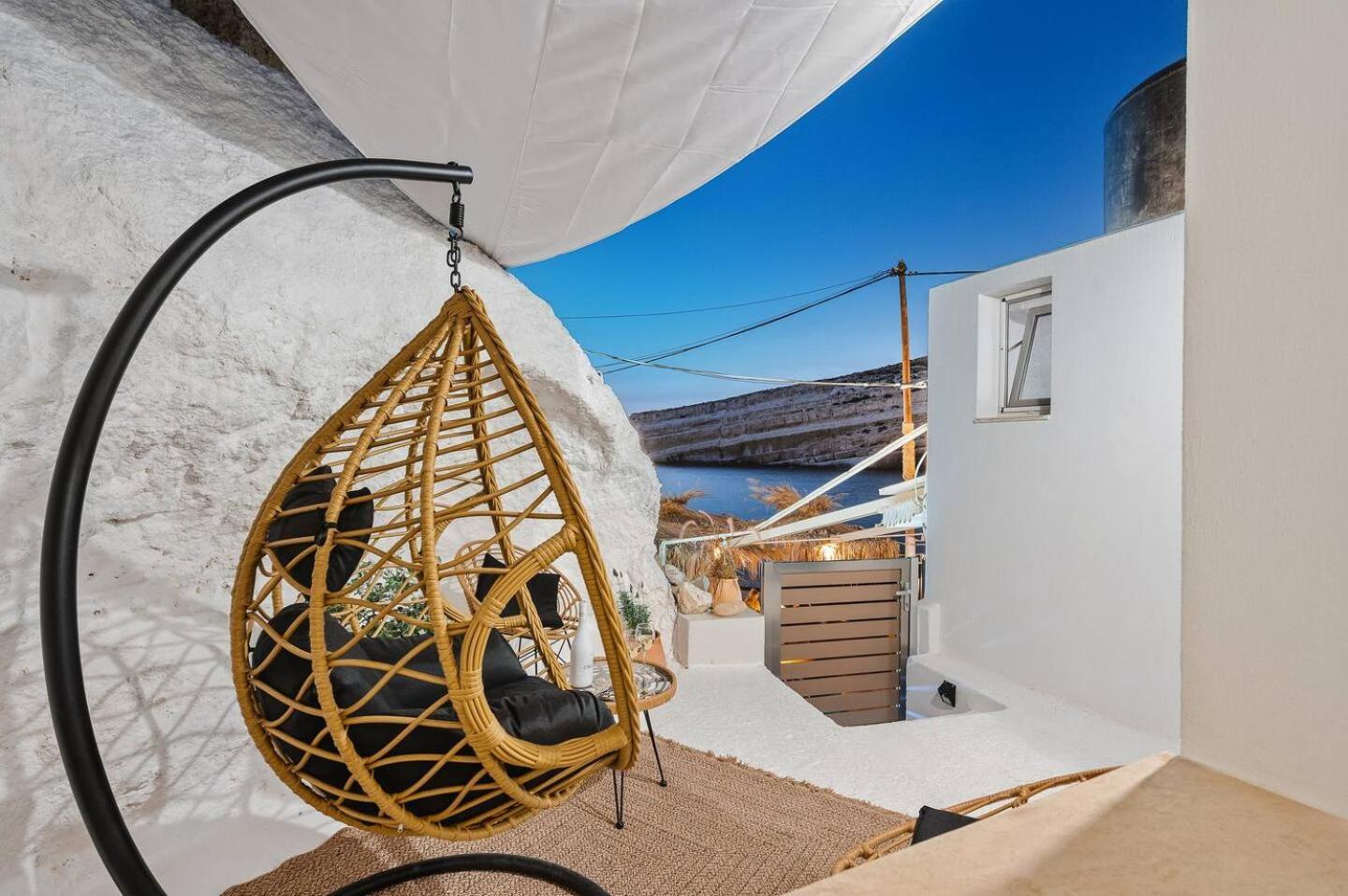 Casa Grotta With Sea & Cave View Hotel Matala Exterior foto