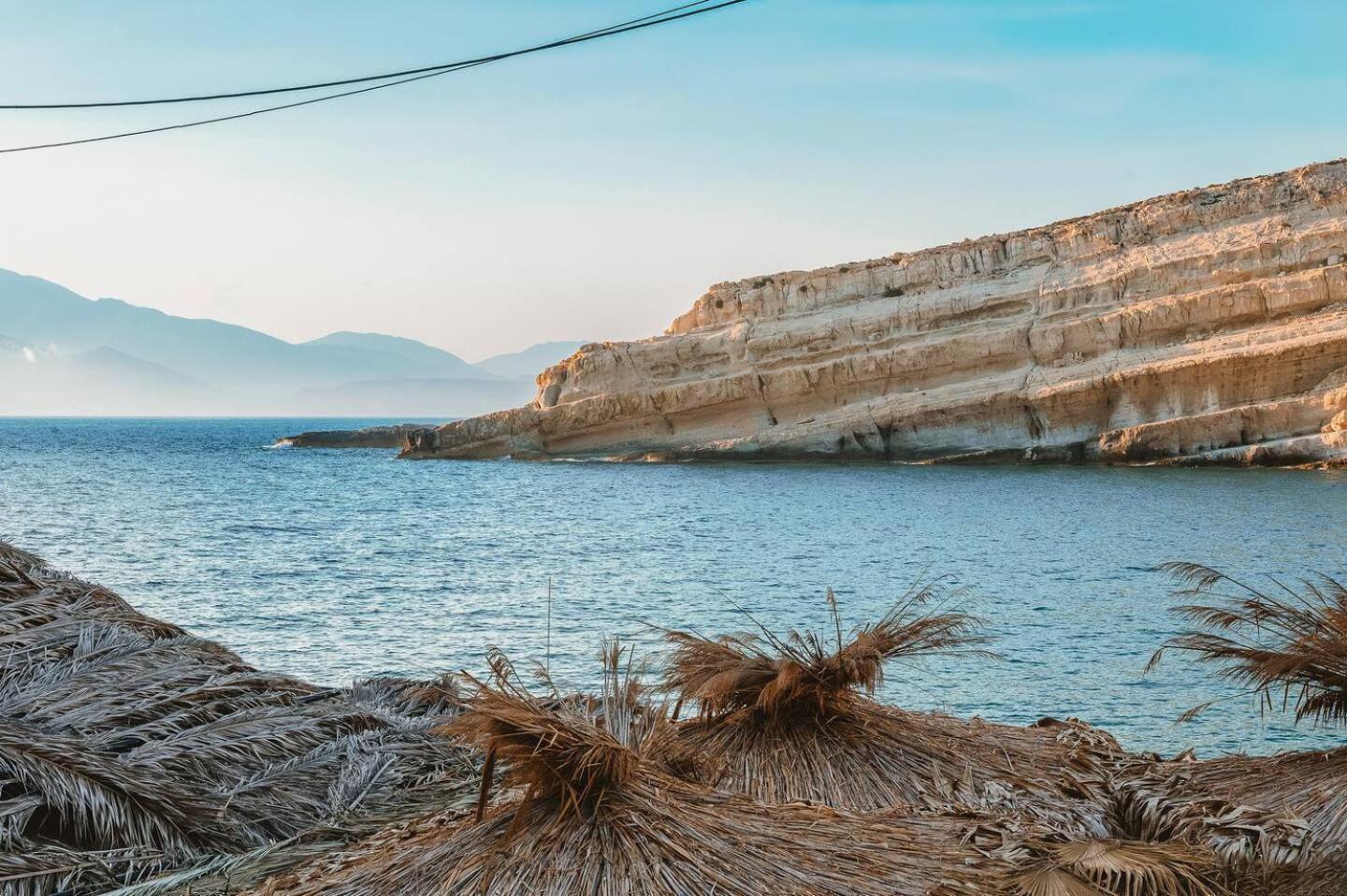 Casa Grotta With Sea & Cave View Hotel Matala Exterior foto